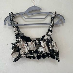 Posse | Exclusive Abby Printed Floral Bralette Top | AU XS